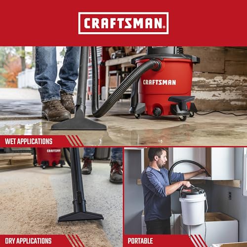 CRAFTSMAN 9 Gal. 4.25 Peak HP and 1.75 Peak HP Powerhead Vacuum Bundle