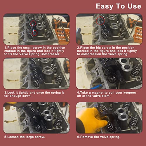 POW352003 Valve Spring Compressor Compatible with Dodge Ram 2500 3500 5.7L 6.1L 6.2L 6.4L HEMI - size: POW352003