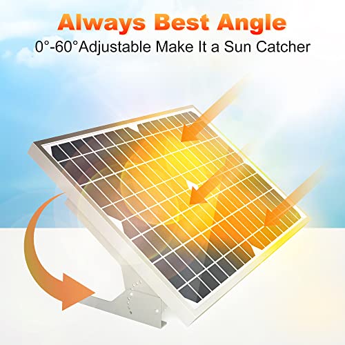 SOLPERK Solar Panel Mount - 13.8in Stand, Angle Adjustable (0-60 Degree), Mounting Brackets for 1 Solar Panel - size: Mount Bracket