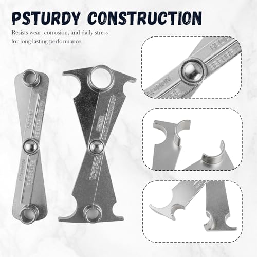 2PCS Scissor Fuel Line Disconnect Tool Set,4-in-1 & 2-in-1 Fuel Filter Removal Tool for Quick Removal 3/4" 5/8" 1/2" 3/8" and 5/16" Fuels Lines,Multi-Function Fuels Line Removals Tools