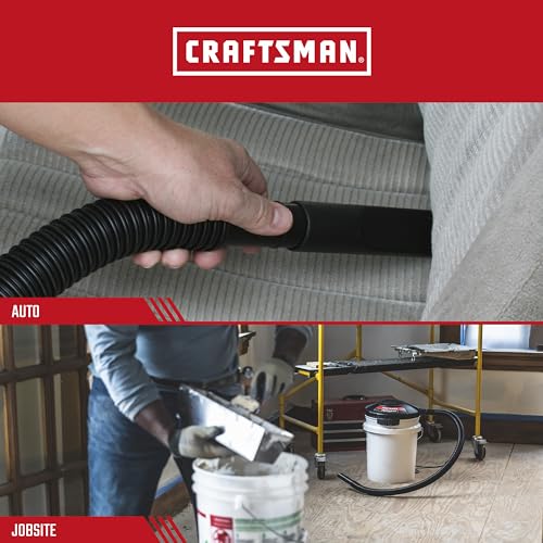 CRAFTSMAN CMXZVBE38611 1-1/4 in. Crevice Tool Wet Dry Vac Attachment | Industrial-Grade Shop Vacuum Accessory for Cleaning Tight Spaces, Fits 1-1/4 in. Hose Diameter - size: Crevice Tool