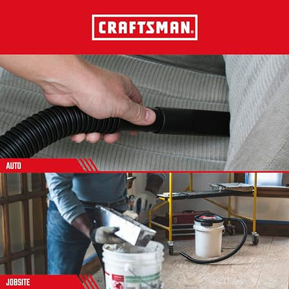 CRAFTSMAN CMXZVBE38611 1-1/4 in. Crevice Tool Wet Dry Vac Attachment | Industrial-Grade Shop Vacuum Accessory for Cleaning Tight Spaces, Fits 1-1/4 in. Hose Diameter - size: Crevice Tool