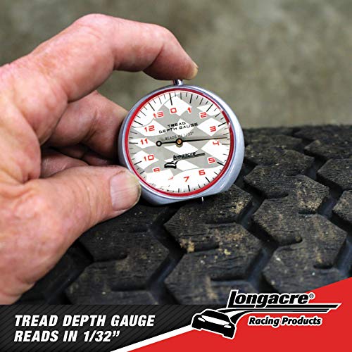 Longacre 52-50556 Tire Durometer/Tread Depth Gauge w/Case