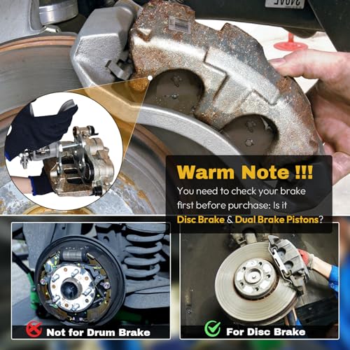 Craimil Brake Caliper Compression Tool, Single/Twin/Quad/Sextuplet Piston Disc Brake Caliper Tool, 29100 Brake Pad Spreader Compatible with Most Cars and Light Trucks - size: 29100