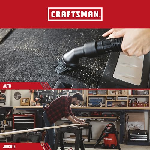 CRAFTSMAN CMXZVBE27159 1-1/4, 1-7/8 in. Dusting Brush Wet Dry Vac Accessory - size: Dusting Brush