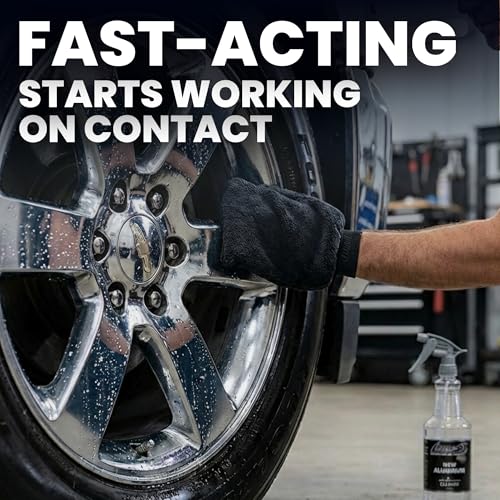 LANE'S New Aluminum Car Wheel Cleaner and Brightener | 32oz (Pack of 2) | Acid Rim Cleaner, Shines & Eliminates Hard Scrubbing | Brake Dust, Oxidation & Rust Remover for Cars, SUVs, Trucks, and More - size: 32 Fl Oz (Pack of 2)