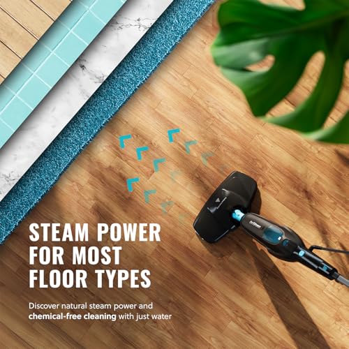 PurSteam Multi-Surface Steam Mop Floor Cleaner for Hardwood, Tile & Carpet | Multi-Surface Floor Cleaner for Hardwood, Tile, Laminate & Carpet | Fast Heating, Lightweight & Chemical-Free Cleaning - size: Steam Mop - Multi-Surface