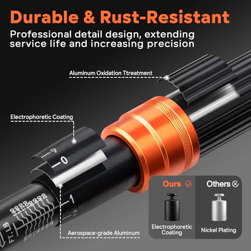 Kerry 1/4 Inch Drive Click 27 PCS Bike Torque Wrench Set, 20-240 LB.IN/2.3-27.1 Nm, Double Scale with Accessories Bit Sockets, 3/8 Adapter Extension Bar Universal Joint Tool for Bicycle Maintenance - size: 27pcs 1.67-20 FT.LB, style: 1/4"