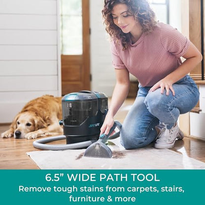 Kenmore Portable Carpet & Upholstery Spot Cleaner Machine 17Kpa Suction | with Versatile Tools for Pet, Couches, Car and Auto Detailer, Black -KW2001.01 - color: Black