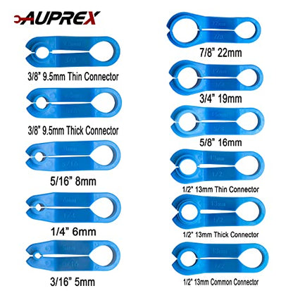 AUPREX 11 PCS AC/Fuel Line Disconnect Removal Tool Set for Ford and Others, Transmission Oil Cooler Line Quick Disconnect Kit from 3/16 to 7/8 Inch - size: 11 PCS
