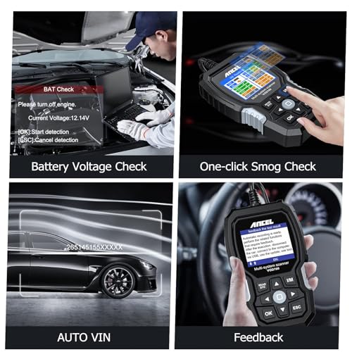 ANCEL VOD700 All System OBD2 Scanner Fits for Volvo Car Code Reader Full Function Diagnostic Scan Tool ABS Bleeding Injector Oil ETC SRL BMS EPB TPMS Reset Tool
