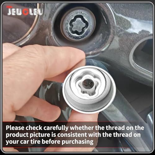 050 Wheel Locking Nut Key Socket Compatible with BMW Series, (Socket OD 29mm - ID 25mm), Wheel Anti-Theft Lug Nut Removal Tool, Anti-Theft Screw Remover - color: Socket 050
