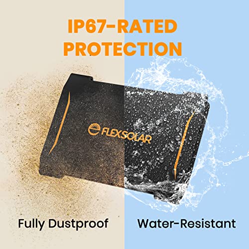[Upgraded] FlexSolar 15W Small Solar Panel Charger 5V USB Output ETFE Lightweight Foldable Portable Powerfilm Energy IP67 Waterproof Emergency Camping Hiking Backpacking for Cell Phones Fans - size: 15W