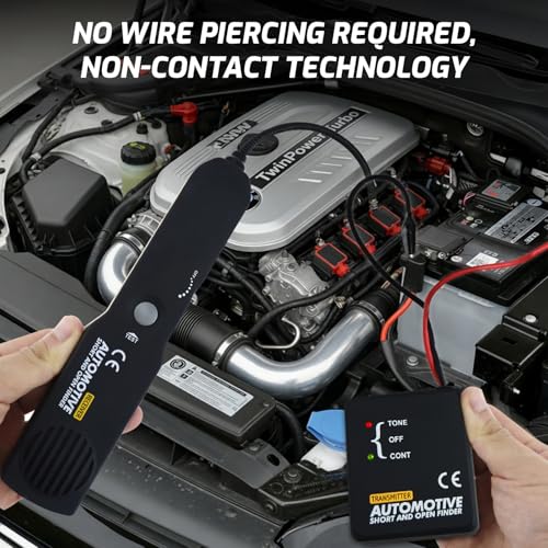 Automotive Circuit Tester, Car Repair Cable Circuit Wire Tracers Analyzer Short Open Finder Fault Tester Electrical Checker Detector Probe DC 6-42V Car Diagnostic Tool