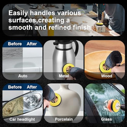 308 PCS 3 Inch Wet Dry Sanding Discs 60-10000 Grit Hook and Loop Sandpaper | Headlight Restoration Kit Drill Sanding Attachment Polishing Kit with Rotary Tools for Auto Metal Glass Resin Wood Jewelry - color: 3 Inch Sanding Discs