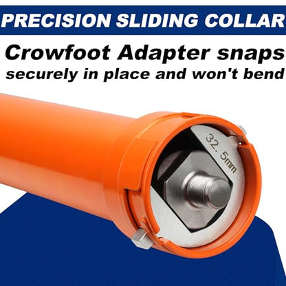 Inner Tie Rod Removal Tool with 12 Crowfoot Adapters & 5pcs Pitman Arm Puller Ball Joint Separator, Tie Rod End Tool