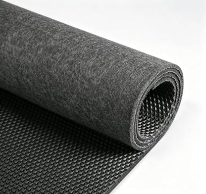 Garvee Garage Floor Mat 7.4' x 17', Thick Premium Felt with Waterproof Backing, Heavy Duty Oil Absorbent Non-Slip Mat Protects Garage Floor for Large SUV, MPV, Pickup Truck & RV - size: 7.4 'x 17'