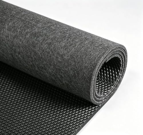 Garvee Garage Floor Mat 7.4' x 17', Thick Premium Felt with Waterproof Backing, Heavy Duty Oil Absorbent Non-Slip Mat Protects Garage Floor for Large SUV, MPV, Pickup Truck & RV - size: 7.4 'x 17'
