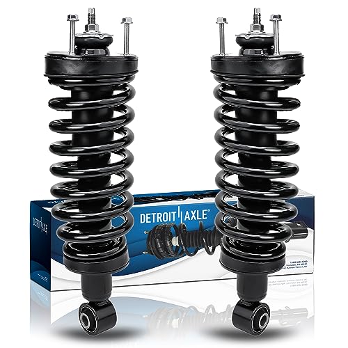 Detroit Axle - Front Struts for 2003-2011 Ford Crown Victoria Lincoln Town Car Mercury Grand Marquis, 2 Struts w/Coil Spring 2004 2005 2006 2007 2008 2009 2010 Replacement - size: 171346 x2/PAIR