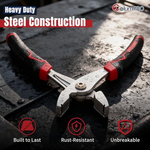 Multi-Directional Hose Clamp Pliers – Heavy Duty Spring Clamp Tool for Fuel Lines, Radiator & Coolant Hoses, Quick Install, Strong Grip & Durable Steel Construction