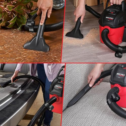 Shop-Vac 9056400 Dust Collection Hose Kit, 4 Ft x 1-1/4 Inch Flexible Vacuum Hose with 3 Adapters, Compatible with Wet/Dry Shop Vacuums & Power Tools