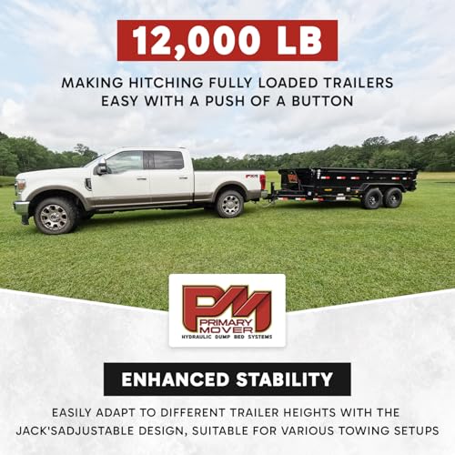 Hydraulic Trailer Jack (12,000 lb) - Power Jack 12K Double Acting, Lift Trailer Jack Stand Kit (12k Jack Bolt On) PFJ-1-MB-ADS-K - style: 12k Jack "Bolt On"