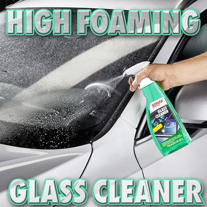 SONAX Premium Auto Interior Kit | 5-Piece Complete Interior Cleaning Set | Dashboard Cleaner, Leather Foam, Upholstery & Carpet Cleaner, Glass Cleaner & Dirt Eraser | Professional Car Detailing Kit