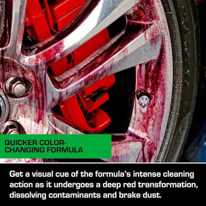 Ethos Wheel Cleaner - Car Wheel Cleaner Spray - Rim Cleaner Spray Brake Dust, Iron Remover - Color Change Technology - Professional Strength Formula (16 oz (2Pack)) - color: 16 oz (2-Pack)