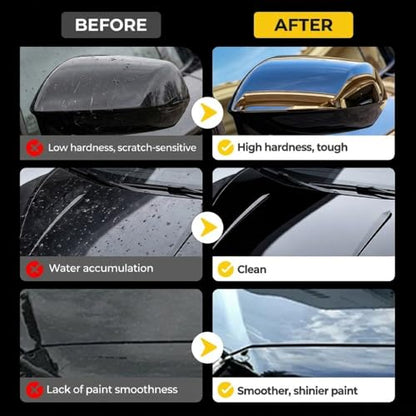 Car Scratch Repair Wax, 2026 New Upgrade Car Scratch Remover Wax with Sponge and Towel, Professional Car Paint Repair Compound for Deep Scratches, Automotive Scratch Repair Kit for Car ，2 Set