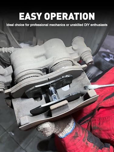 Rear & Front Brake Caliper Compression Tool, Disc Brake Pad Spreader Tool | Brake Piston Spreader Tool for Single, Twin and Quad Calipers, Operating with 3/4'' Open End Wrench or Ratcheting Wrench