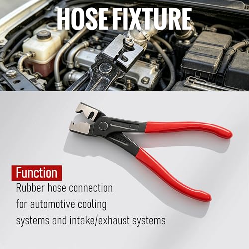 5Pcs Automotive Electrical Disconnect Pliers Set, 37960/37980/13120/ Collar Hose Clamp Pliers & Terminal Pin Removal Tool Kit with Storage Bag, High Carbon Steel, Non-Slip Handle, for Car Truck SUV