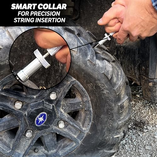 Slime 20503 Flat Tire Repair Reamer Plugger Kit, Heavy Duty, Universal, Complete 40 Piece Plug Kit - size: 40-Pieces, style: Plug Kit