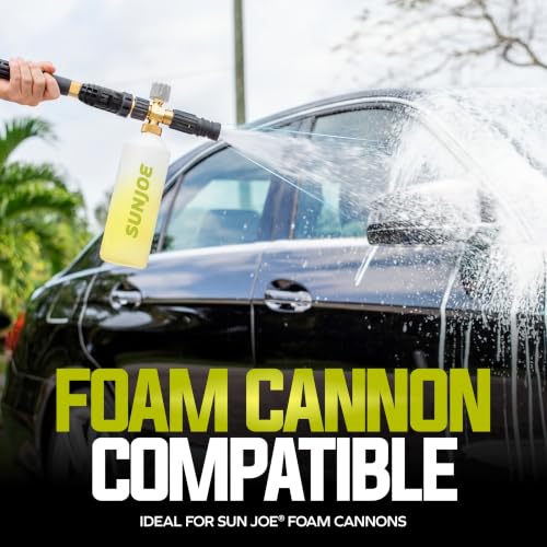 Sun Joe SPX-FCS1G Snow-Foam Pressure Washer Car-Wash Soap, 1 Gallon, Pineapple Scent - style: Pineapple Scent - Snow Foam Cleaner