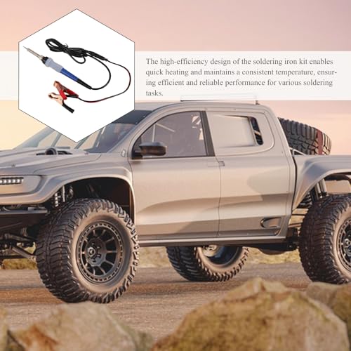 MAGICLULU Portable Heavy Duty Soldering Iron Kit for Vehicle Dc12v-24v Cars with Consistent Temperature and High-efficiency Design for Welding Repair