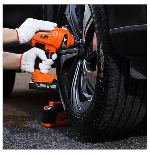Electric Car Jack 5 Ton, Scissor Jack with Impact Wrench Kit, 11000lbs - LED Light, Portable Tire Change Jack for Sedan, Truck, SUV
