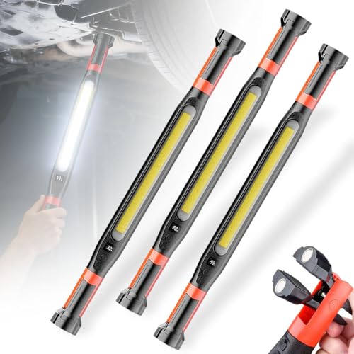 Magnetic Work Light, 2026 New Under Hood Work Home Light LED Portable Magnetic Light Bar, Underhood Worklight for Car, Repairing, Garage (3pcs) - style: 3pcs