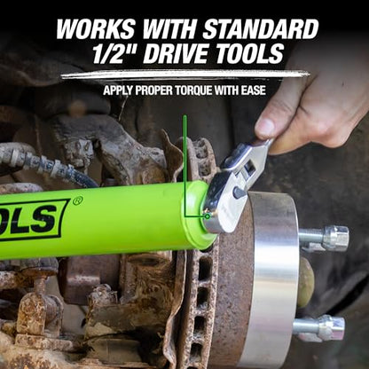 OEMTOOLS 27178 Inner Tie Rod Removal Tool Set, Remove and Install Without Rack Disassembly, Inner Tie Rod Tool Fits Most Cars, Trucks, and SUVs, SAE and Metric Crowfoot Adapters
