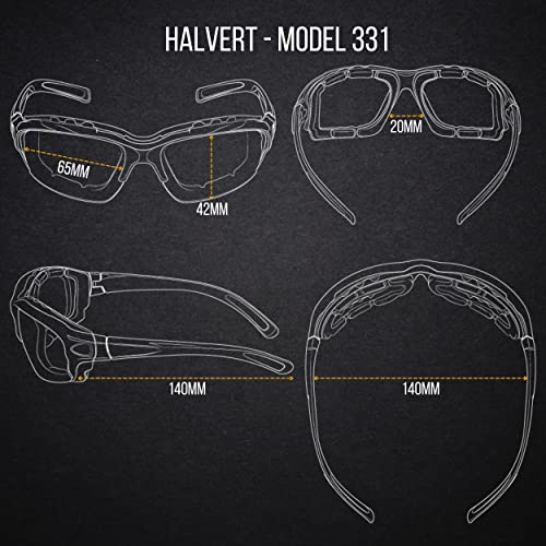 Motorcycle Riding Glasses Extreme Sports Wrap Sunglasses - color: Blue | Smoke