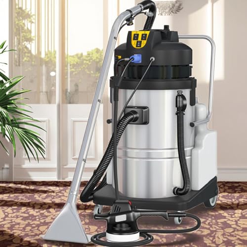 Commercial Carpet Cleaner Machine, Heavy Duty Extractor Vacuum Washing Machine, Portable Wet Dry Vacuum Cleaner for Workshop, Car, Garage, Home 20L, 40L - size: 40L