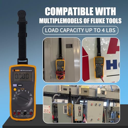 105PCS Multimeter Test Lead Kit with Hanging Loop Strap Magnetic Hanger for Fluke, Automotive Circuit Breakout Probe Kit, Banana Plug Leads & Large Alligator Clips