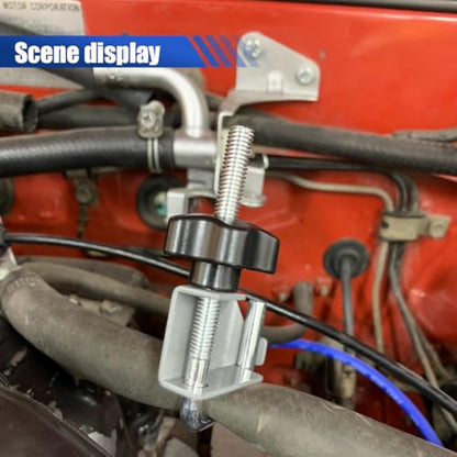 4PCS Fluid Line Hose Pinch Off Pliers Set - Heavy-Duty Automotive Fluid Line Clamp Tool for Fuel, Radiator, Coolant & Brake Hoses (1/2", 3/8", 1", 1-3/4"), Without Damage Lines