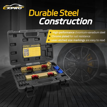 15Pcs Camshaft Locking Alignment Timing Tool, Compatible with Mercedes Benz M133 M270 M274, Engine Timing Tool Kit with Carrying Case & Gloves