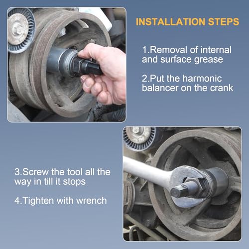 Harmonic Balancer Installation Tool Compatible with Chevy SBC BBC Cranks | Replaces# 66515