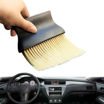 AUGEN Soft Nylon Bristle Cleaning Brush, Scratch Free Interior Exterior Car Detailing Dust Brush, Car Accessories Cleaner Tool for Dashboard Automotive Air Conditioning (Pack of 2)