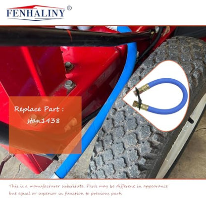 Engine Drain Port Oil Changing Hose 3/8" NPT, 14" Length Replaces STAN1438 Compatible with Tecumseh, Kohler Engines 3/8" Drain Port (Bule 1pcs) - color: Bule 1pcs