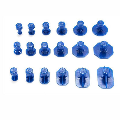 KOSHA 18Pcs Car Dent Puller Kit, Dent Remover Tool for Car, Car Body Dent Repair Tool Set, Paintless Dent Repair Tool, Vehicle Body Damage Repair with T-Shape Puller, Universal Accessories for Cars