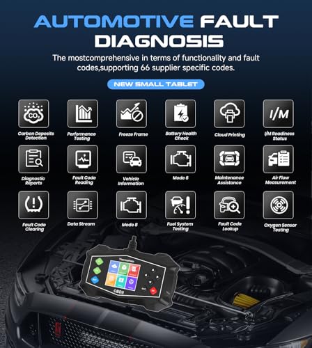Professional OBD2 Scanner Car Diagnostic Tool, OBDII EOBD Code Reader, Enhanced Check Car Engine Light Diagnostic Scan Tool, Upgraded Fault Code Scanner for All Vehicles from 1996