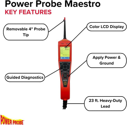 Power Probe Maestro Circuit Tester with Trace Mode (PPTM01AS)