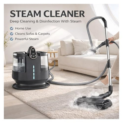 Carpet Cleaning Extractor, Portable Instant Heating Deep Cleaning Machine Home Upholstery Car Seats Kitchen Couch Carpet Cleaner Vacuum Washer Device