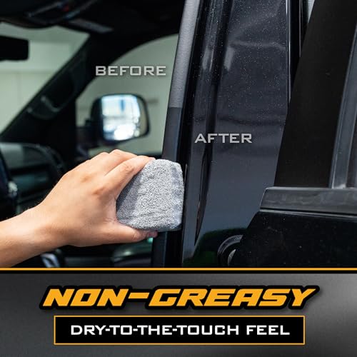 Chemical Guys, Black Trim Restorer Gel Kit for Exterior Plastic & Rubber | Controlled gel restores a deep black finish to faded exterior trim, plastic and vinyl, with an applicator - style: Kit